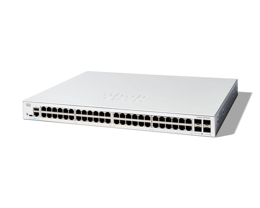 Cisco Catalyst C1300 Managed 48x1GbE 4xGbE SFP Switch
