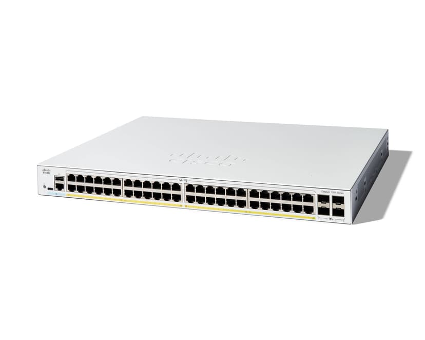 Cisco Catalyst C1300 Managed 48x1GbE 4x10GbE SFP+ PoE 375W Switch