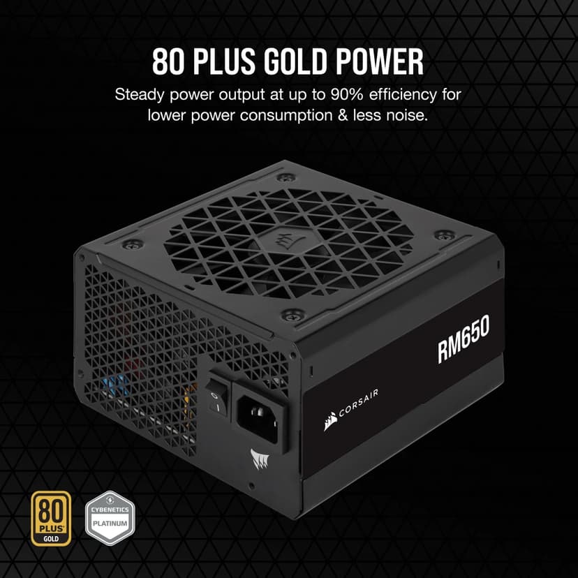 Corsair RM650 650W ATX 80 PLUS Gold Strømforsyning