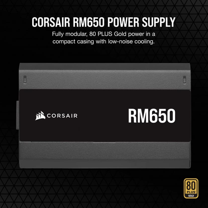 Corsair RM650 650W ATX 80 PLUS Gold Strømforsyning