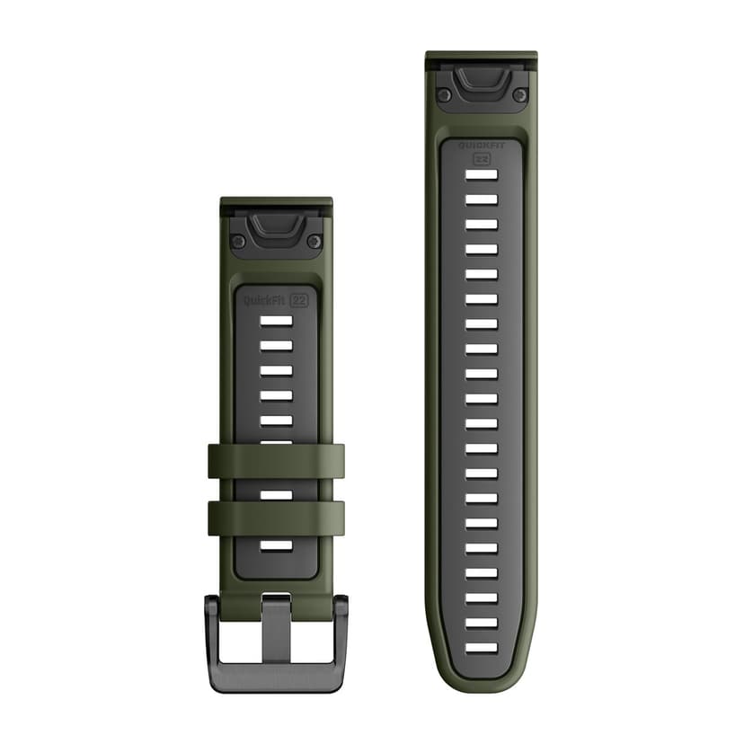 Garmin QuickFit Yhtye Grafiitti, Vihreä Silikoni