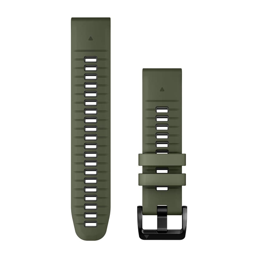 Garmin QuickFit Band Grafitt, Grønn Silikon