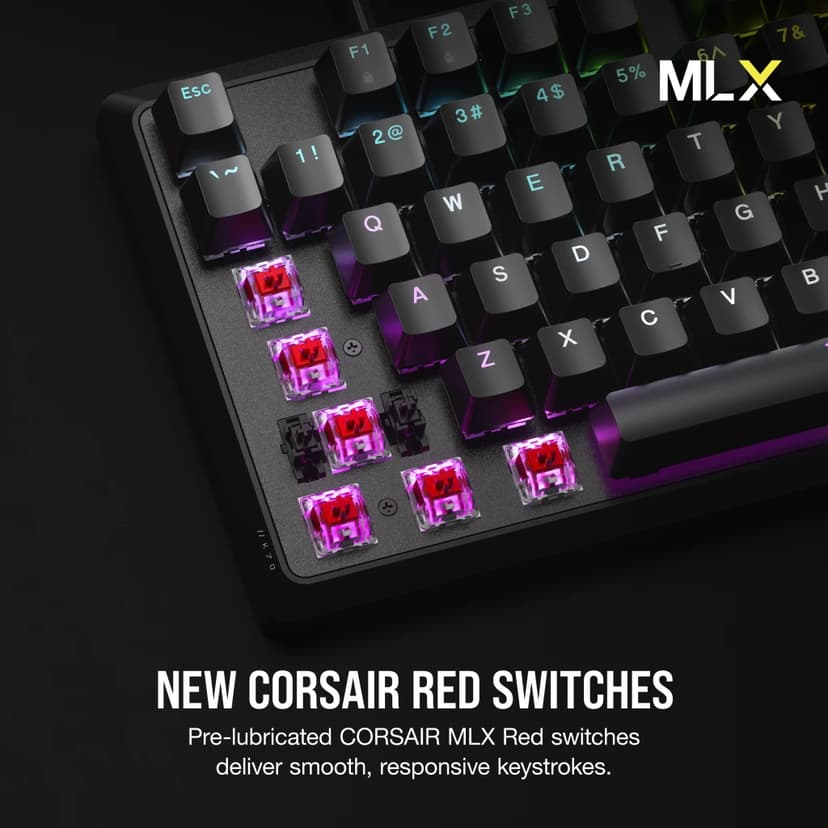 Corsair K70 Core MLX Red Langallinen CORSAIR MLX Red Pohjoismainen