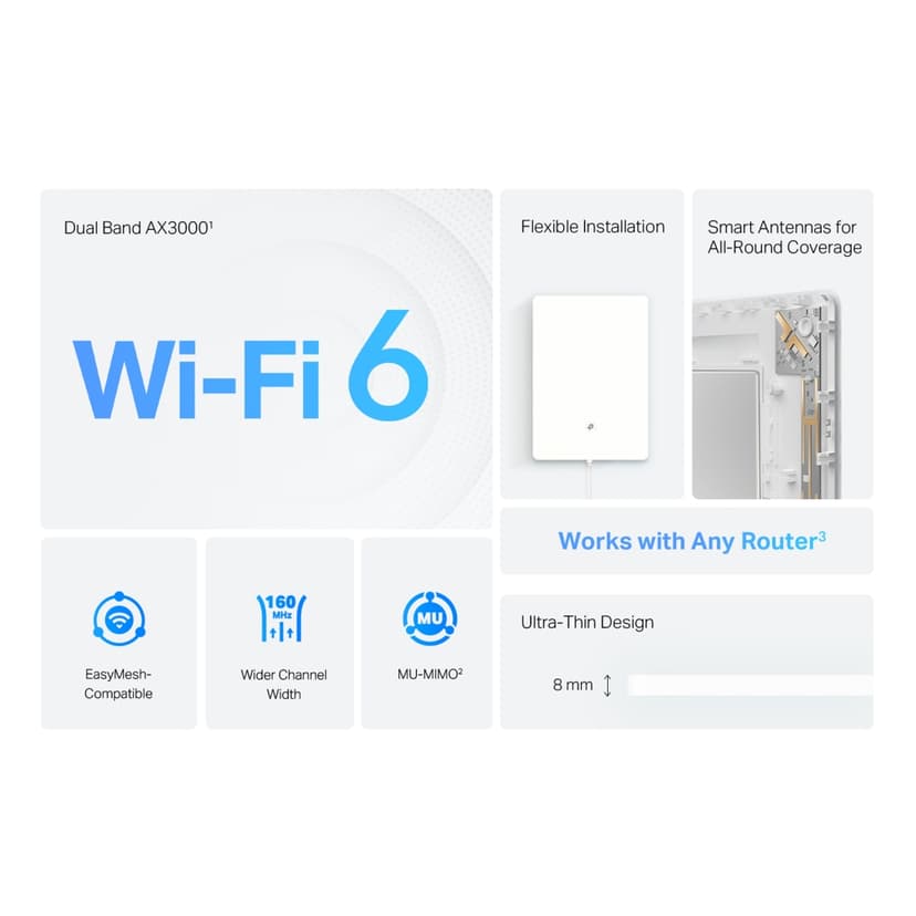 TP-Link Archer Air E5 Verkkotoistin Valkoinen