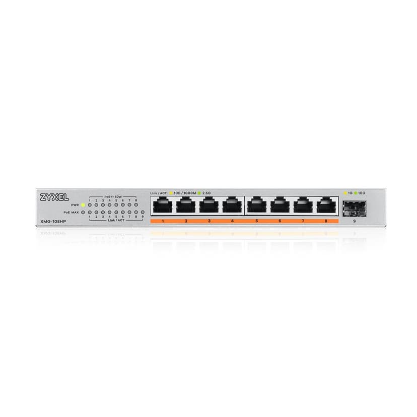 Zyxel XMG-108HP 8-Port 2.5 Gigabit PoE 100W Switch