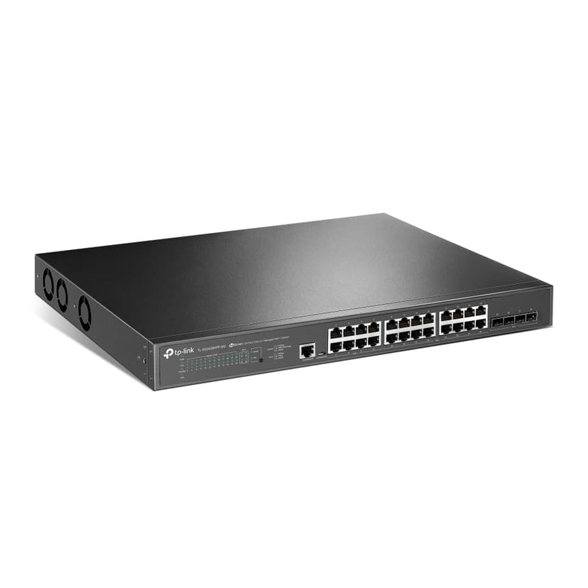 TP-Link JetStream TL-SG3428XPP-M2 nätverksswitchar hanterad L2+ 2.5G Ethernet (100/1000/2500) Strömförsörjning via Ethernet (PoE) stöd 1U Svart