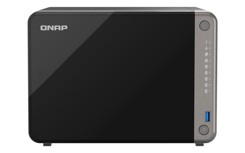 QNAP TS-AI642-8G NAS- & lagringsservrar Tower Arm Cortex-A76 8 GB Svart