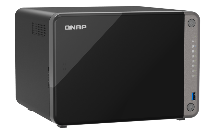 QNAP TS-AI642-8G data-opslag-server NAS Tower ARM Cortex-A76 8 GB Zwart