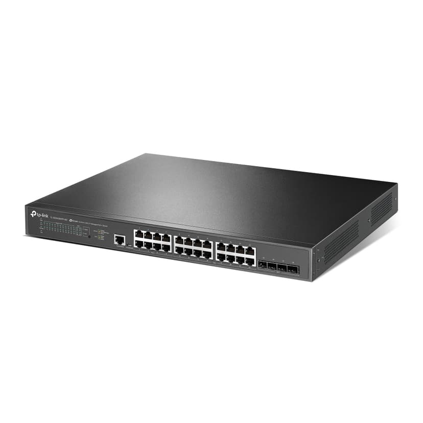 TP-Link JetStream TL-SG3428XPP-M2 verkkokytkin Hallittu L2+ 2.5G Ethernet (100/1000/2500) Power over Ethernet -tuki 1U Musta