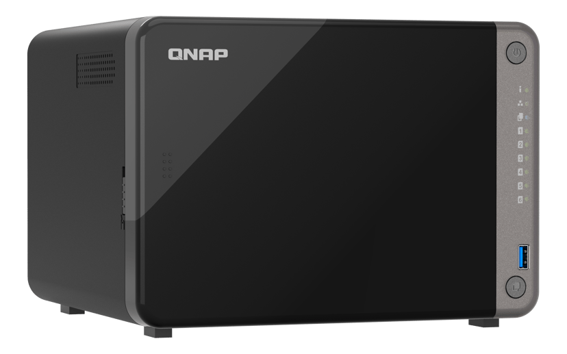 QNAP TS-AI642-8G NAS- & lagringsservrar Tower Arm Cortex-A76 8 GB Svart