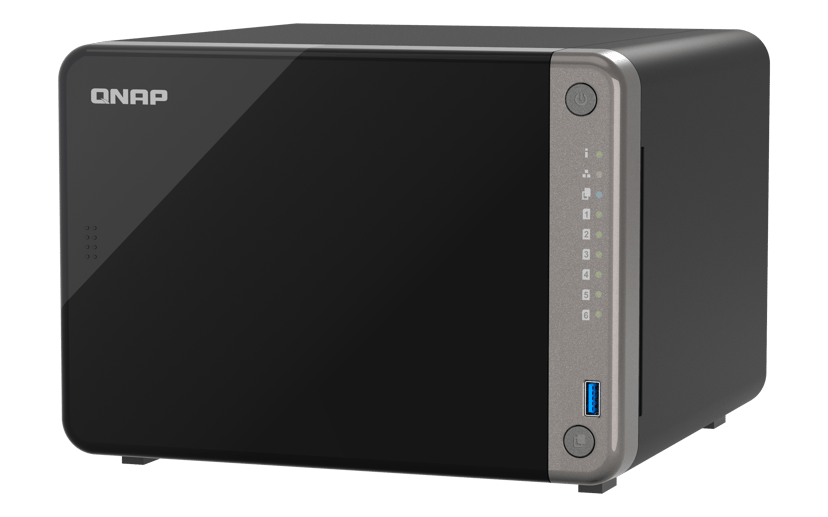 QNAP TS-AI642-8G data-opslag-server NAS Tower ARM Cortex-A76 8 GB Zwart