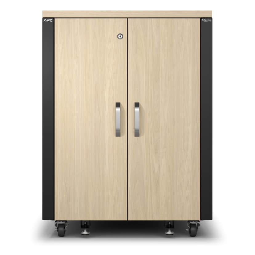APC AR4017IA rack 17U Fristående rack Lönnfärgad, Svart