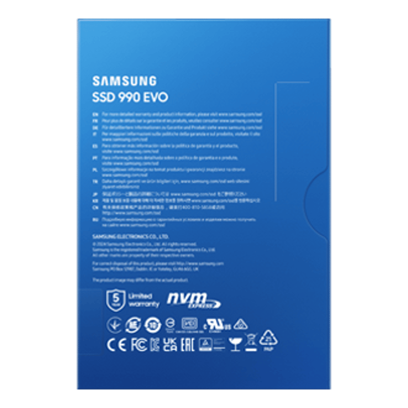 Samsung 990 EVO 1TB SSD M.2 PCIe 4.0
