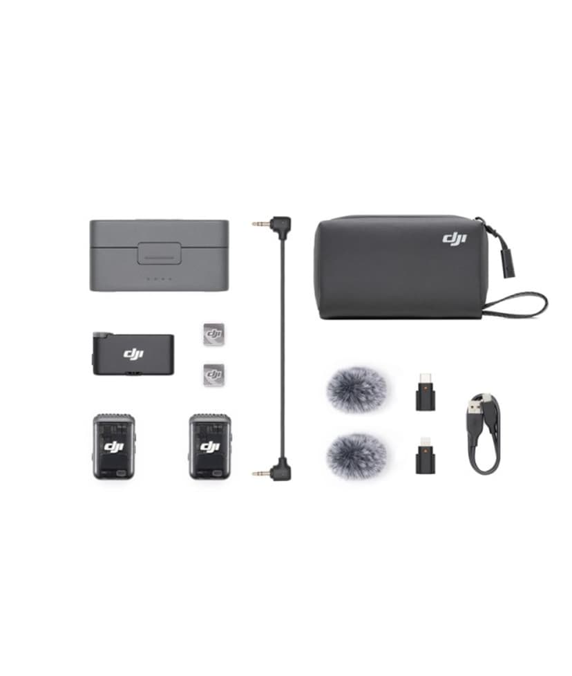 DJI Mic 2 (2TX + 1RX + opladningsetui)