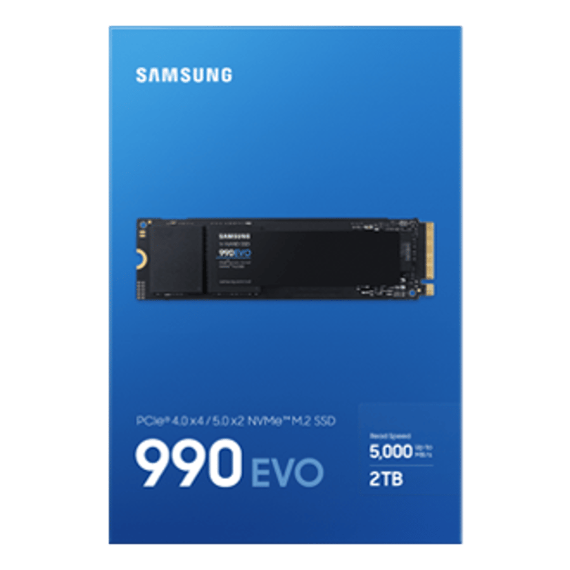Samsung 990 EVO 2TB SSD M.2 PCIe 4.0