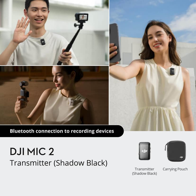 DJI Mic 2 (1 TX) Sort