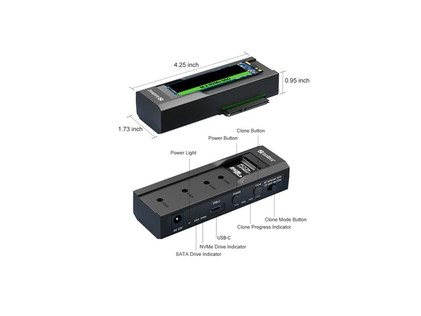 Sandberg HDD / SSD dockningsstation