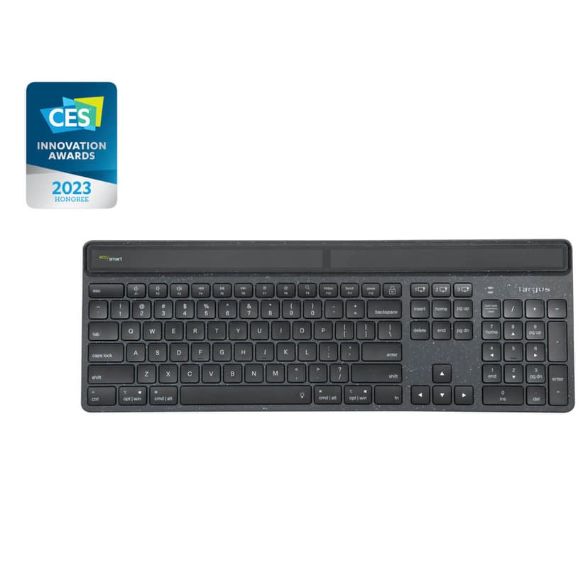 Targus Energy Harvesting EcoSmart™ Keyboard Langaton Pohjoismainen