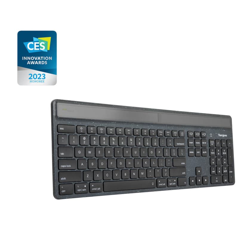 Targus Energy Harvesting EcoSmart™ Keyboard Langaton Pohjoismainen