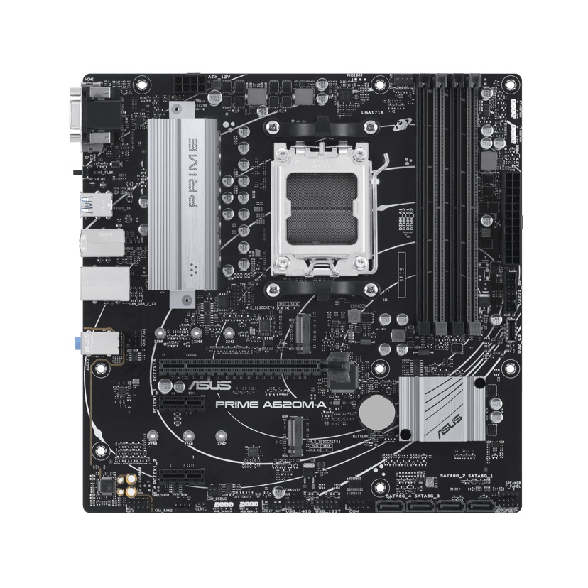 ASUS Prime A620M-A-CSM Socket AM5 Micro ATX Hovedkort