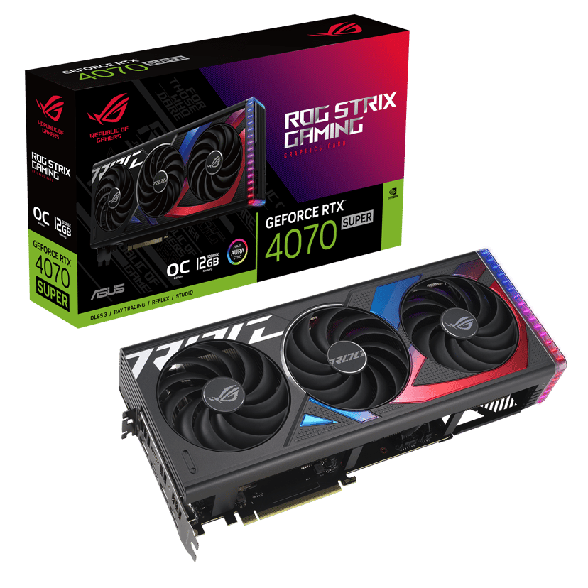 ASUS GeForce RTX 4070 Super OC ROG Strix 12GB