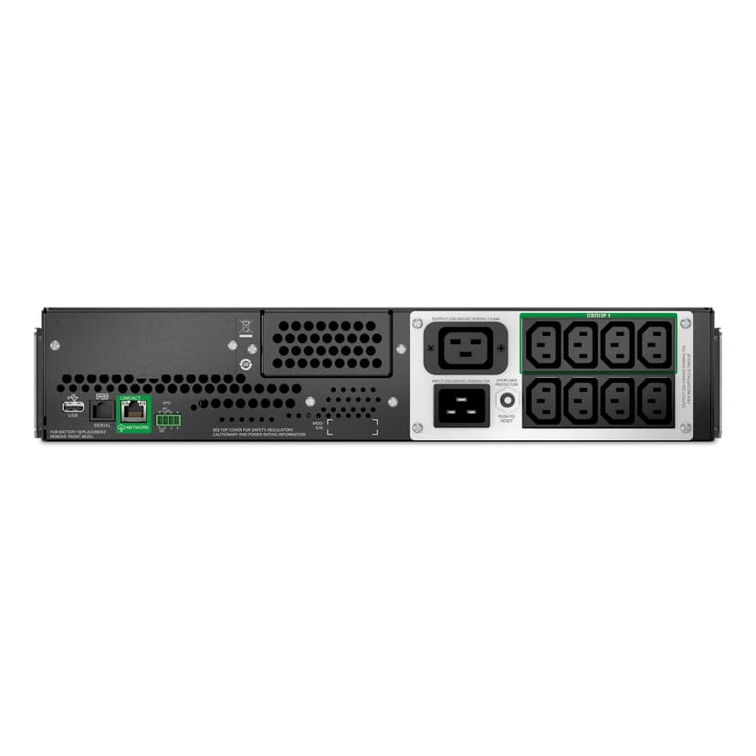 APC SMTL2200RMI2UC uforstyrrbar strømforsyning (UPS) Linje-Interactive 2,2 kVA 1980 W 10 AC-utganger