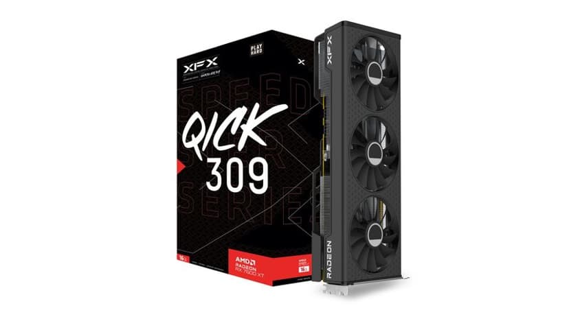 XFX Radeon RX 7600 Speedster QICK309 Black 16GB