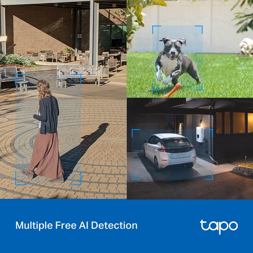 TP-Link Tapo C520WS Dome IP-sikkerhedskamera Indendørs og udendørs