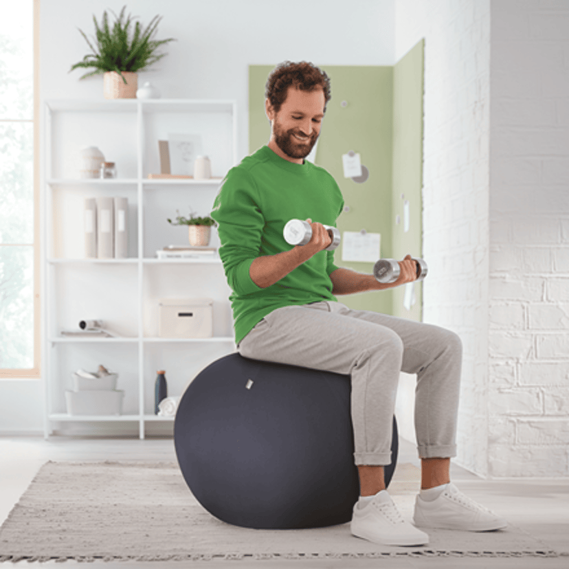 Leitz Ergo Active siddebold med stopfunktion 55 cm