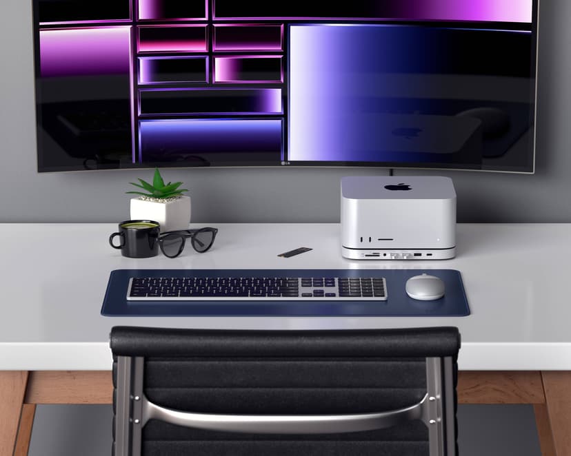 Satechi Stand & Hub för Mac mini/Studio med NVMe SSD-kortplats USB 3.2 Gen 2 (3.1 Gen 2) Type-C