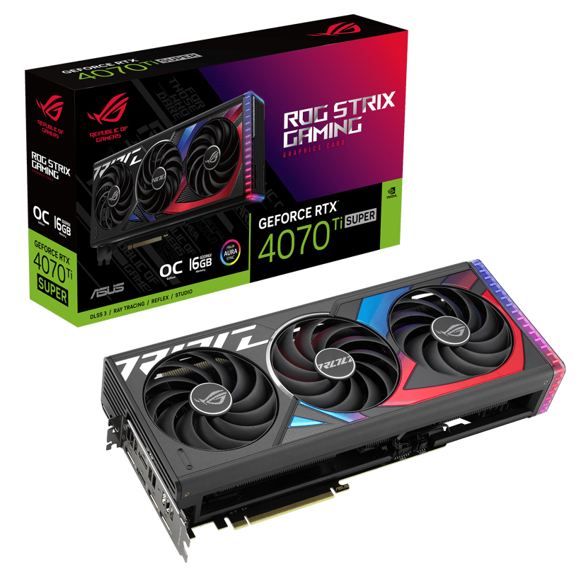 ASUS GeForce RTX 4070 TI Super ROG Strix OC 16GB
