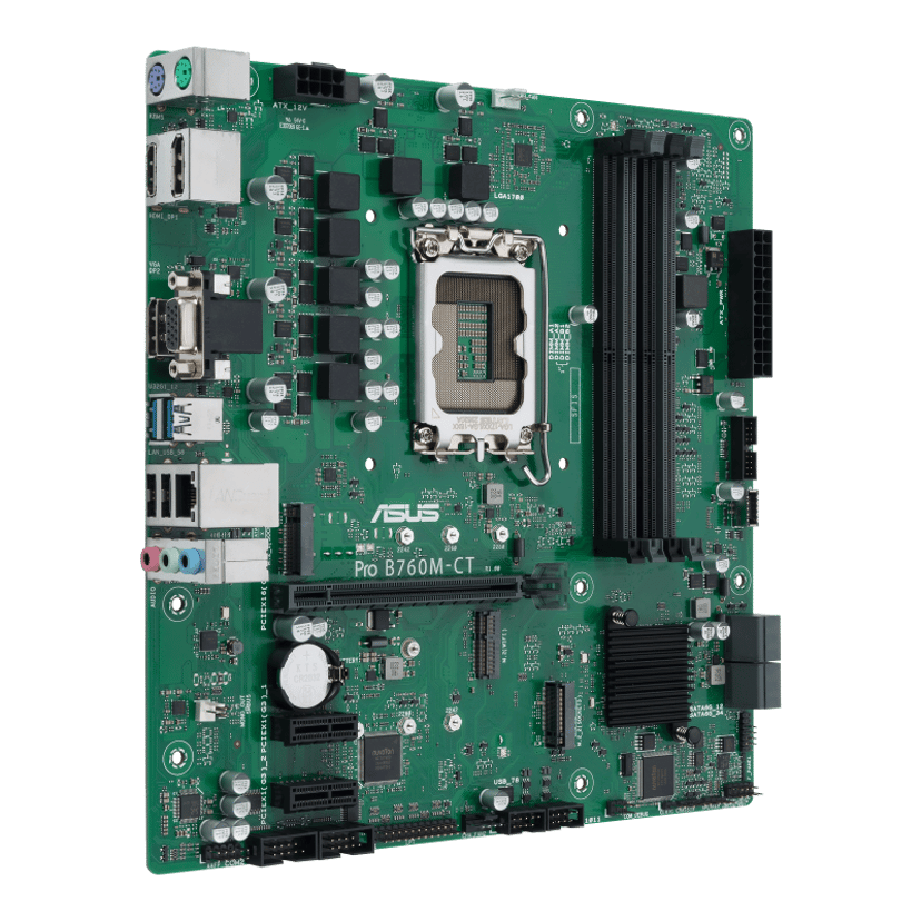 ASUS Pro B760M-CT-CSM LGA 1700 Micro ATX Hovedkort