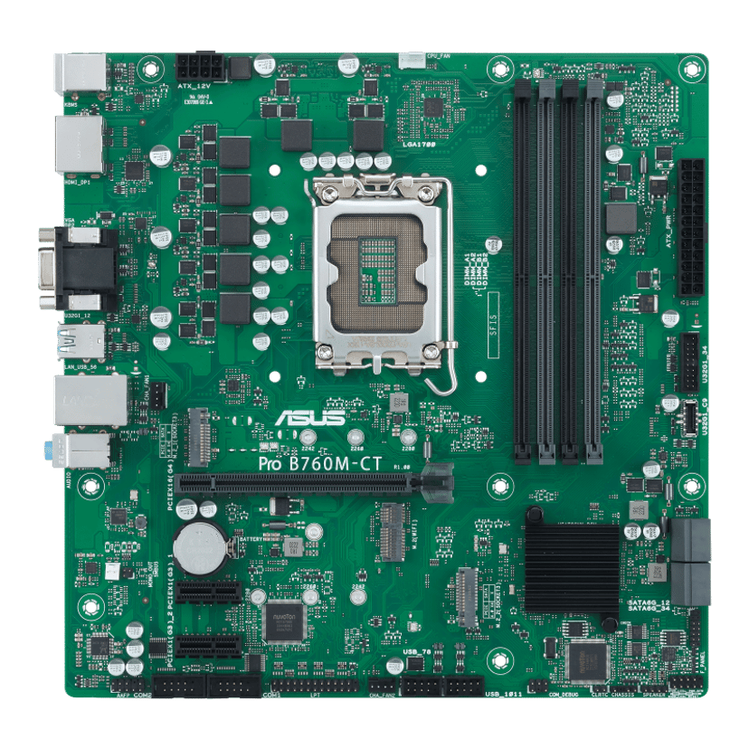 ASUS Pro B760M-CT-CSM LGA 1700 Micro ATX Hovedkort