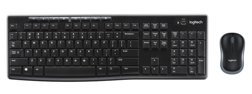 Logitech Wireless Combo MK270 Combo Trådlös Nordic