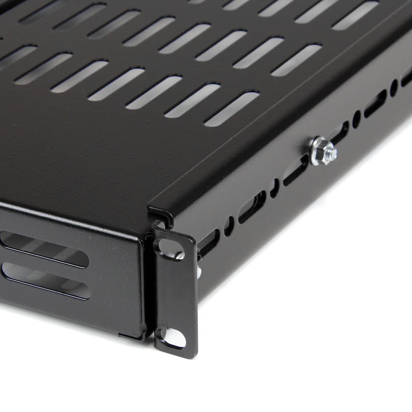 Startech 1U Adjustable Mount Depth Vented Rack Mount Shelf 175lbs/80kg