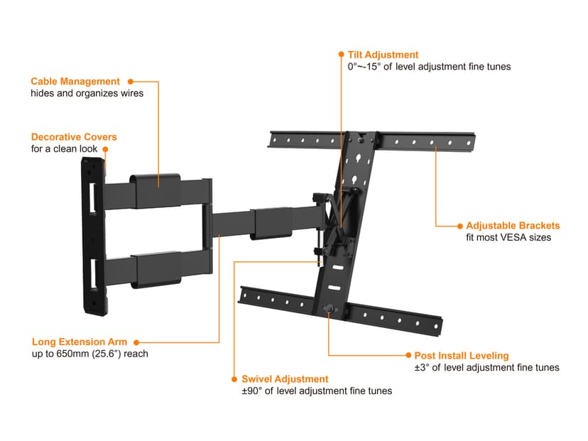 Multibrackets M VESA Flexarm Thin