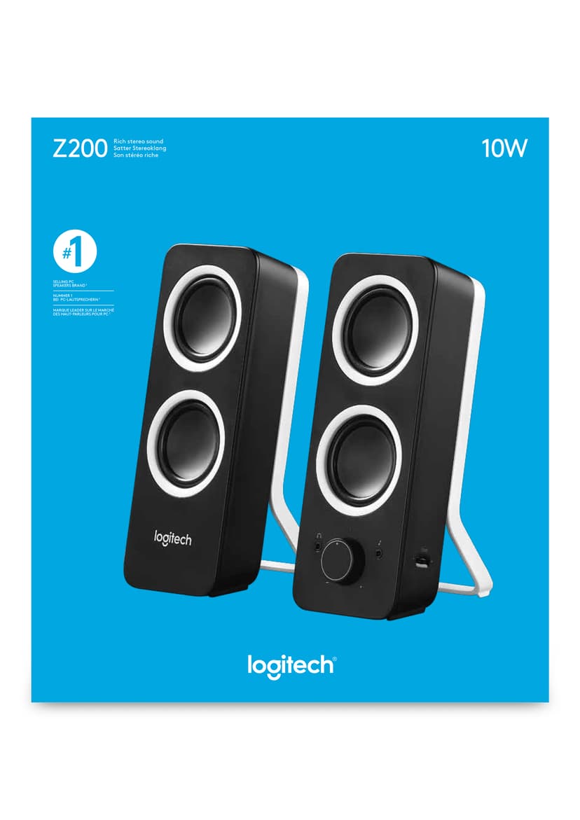 Logitech Z-200 Svart