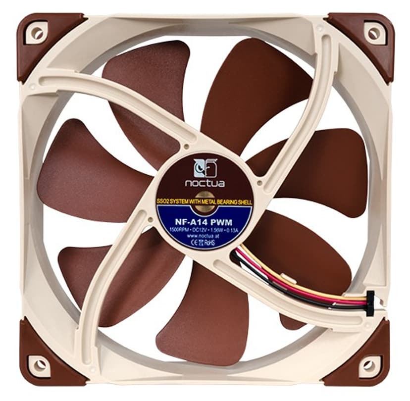 Noctua NF-A14 PWM 140MM Tuuletin Ruskea