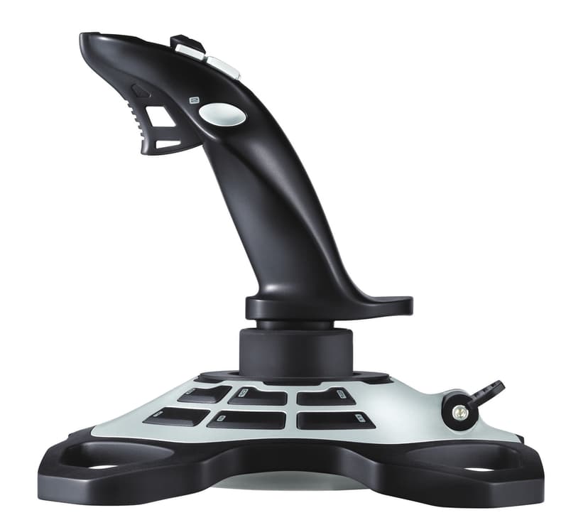 Logitech Extreme 3D Pro Hvit, Sort