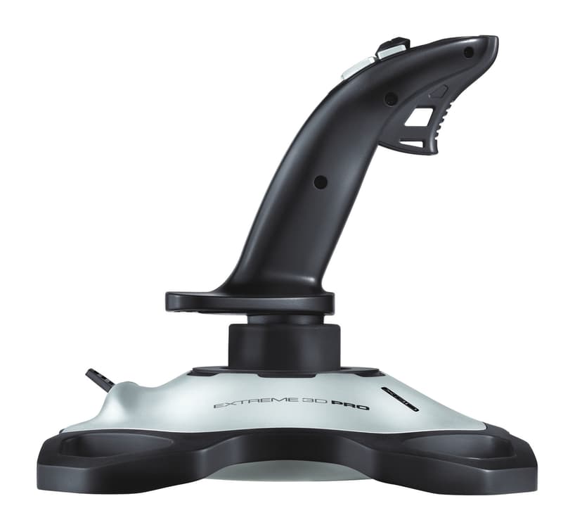Logitech Extreme 3D Pro Hvit, Sort