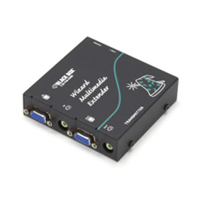 Black Box Wizard Multimedia Extender Single Video/Stereo Audio Transmitter