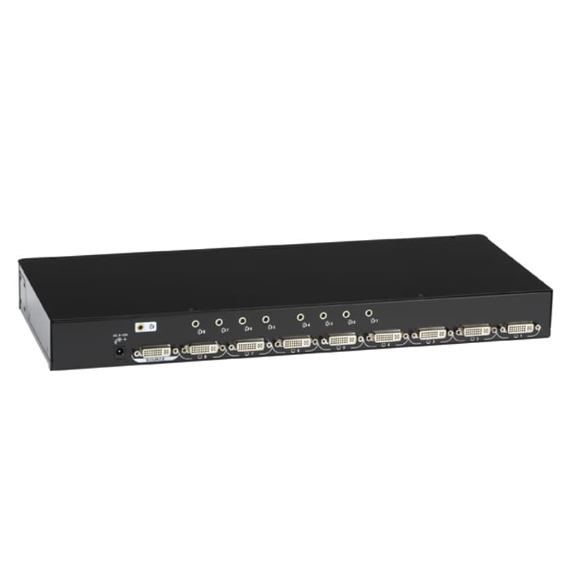 Black Box DVI-D Splitter with Audio and HDCP, 1 x 8