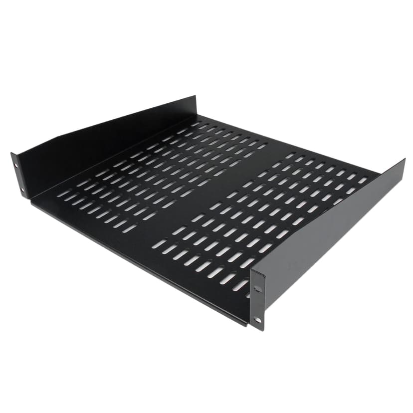 Startech 2U 16in Universal Fixed Vented Rack Mount Cantilever Shelf