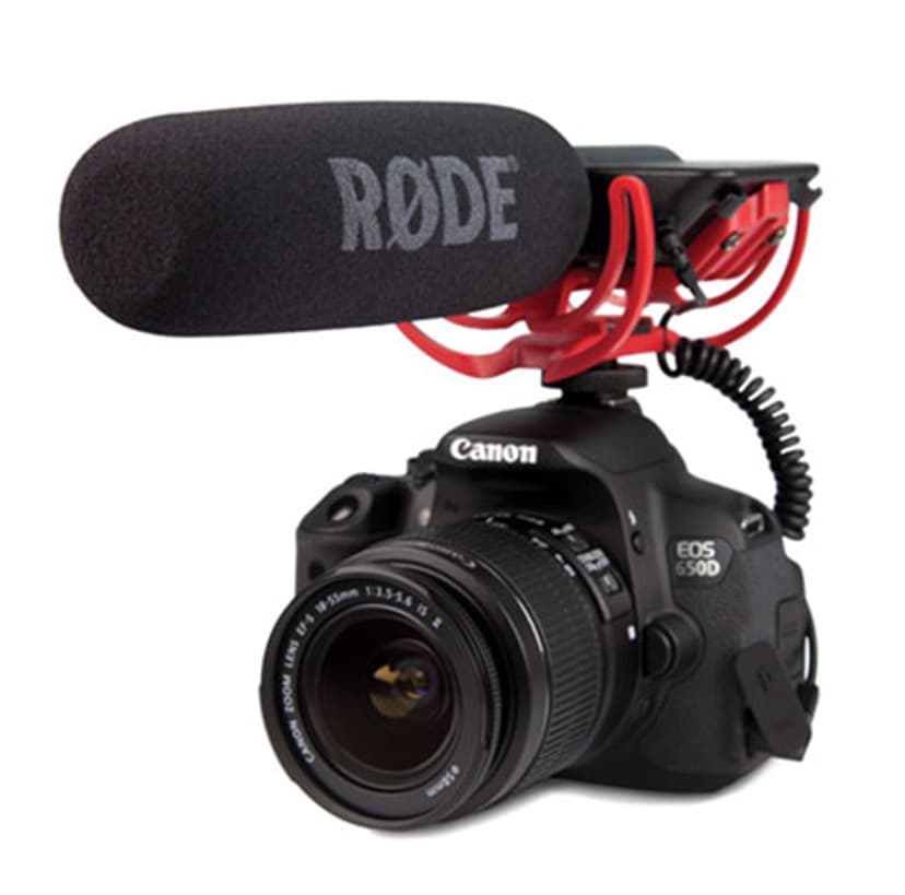 Røde VideoMic med Rycote-upphänging