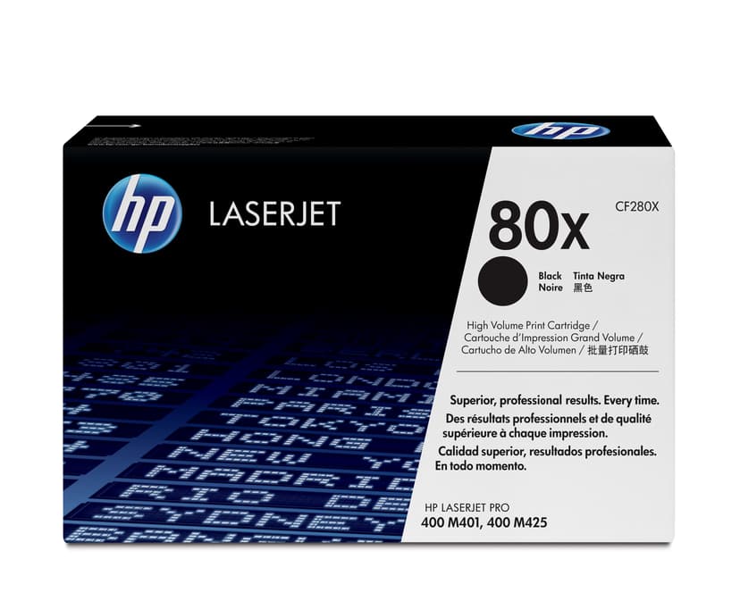 HP Toner Sort 80X 6.9K - CF280X