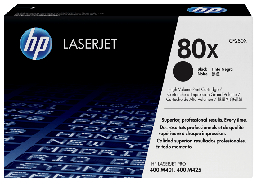 HP Toner Svart 80X 6.9K - CF280X