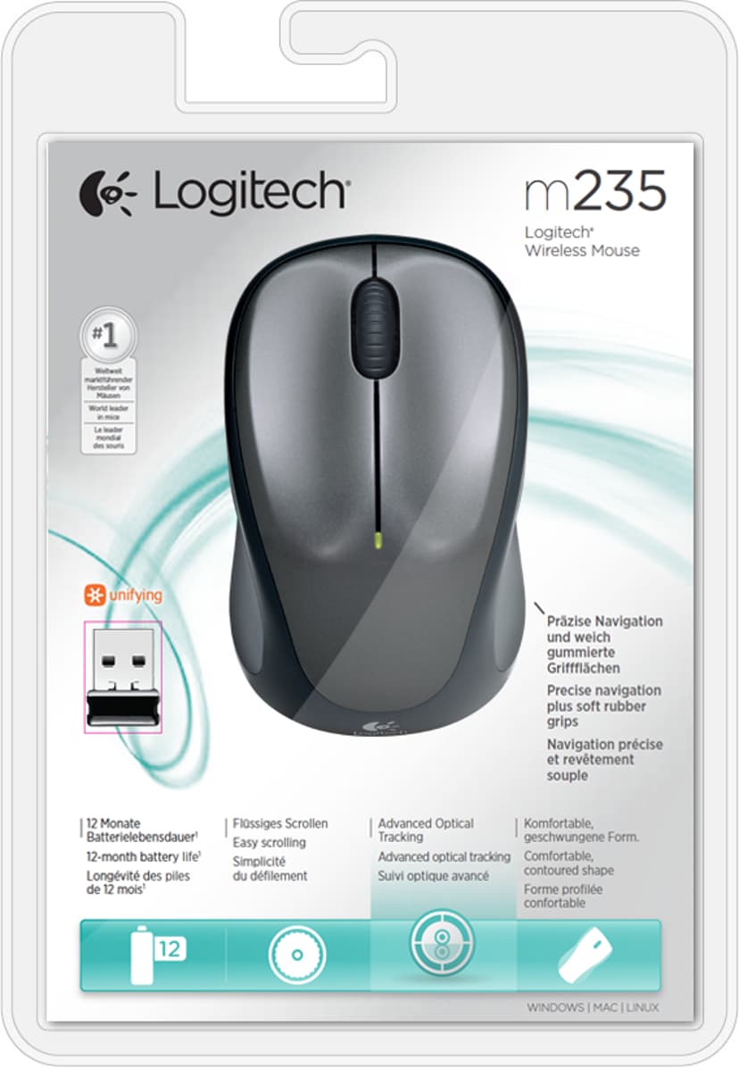 Logitech M235 RF Trådlös