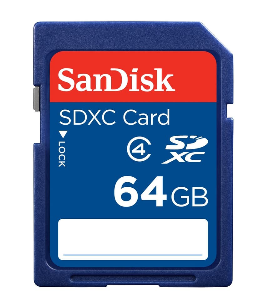 SanDisk Flashminnekort 64GB SDXC