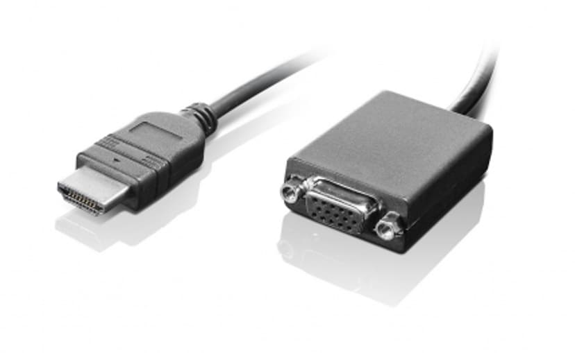Lenovo Video Adapter 0.2m HDMI VGA Svart