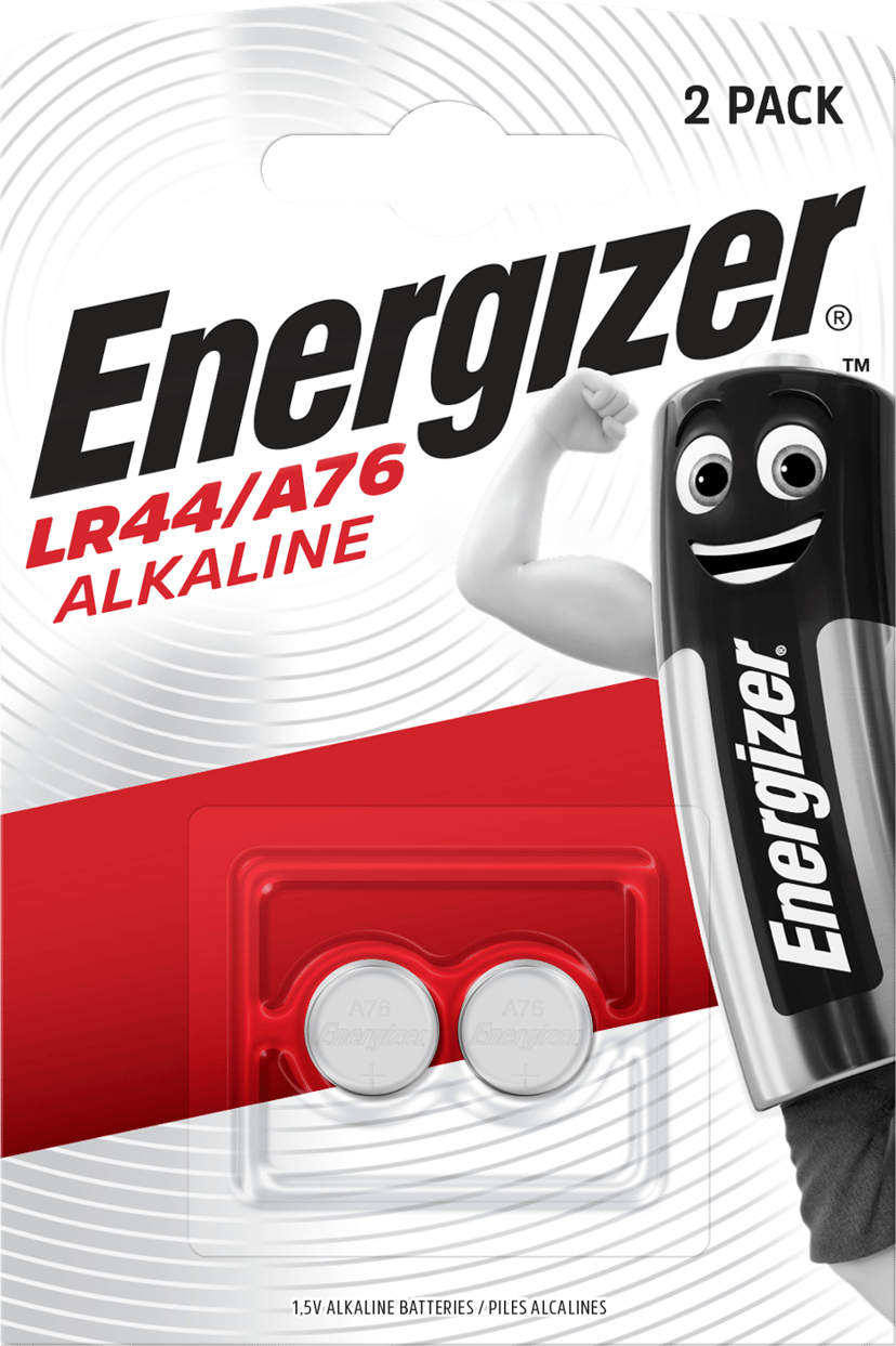 Energizer Batteri Alkaline LR44/A76 1.5V 2-Pack